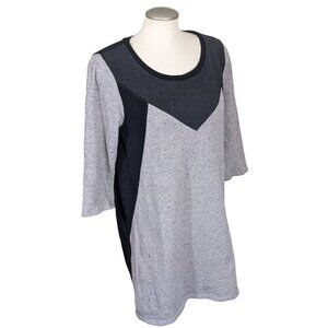 Scotch and Soda Aspen Chic Sweatshirt Dress Size 2 Gray Maison Scotch Geometric